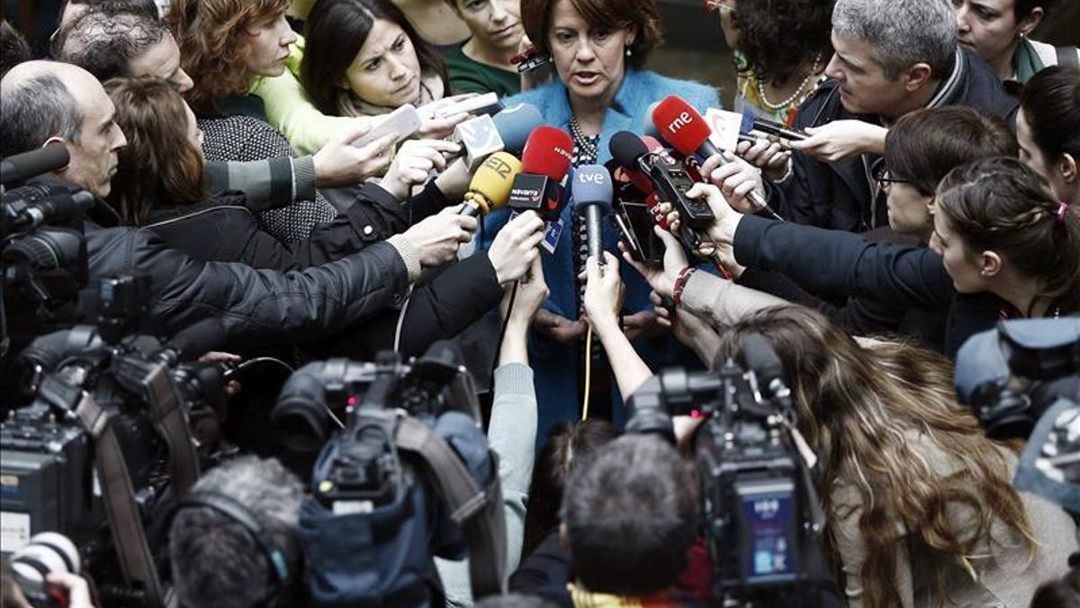 La presidenta navarra, Yolanda Barcina.
