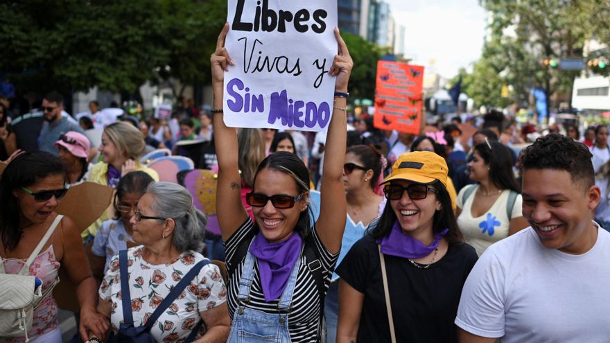 Marcharon en todo el mundo contra la violencia hacia las mujeres
