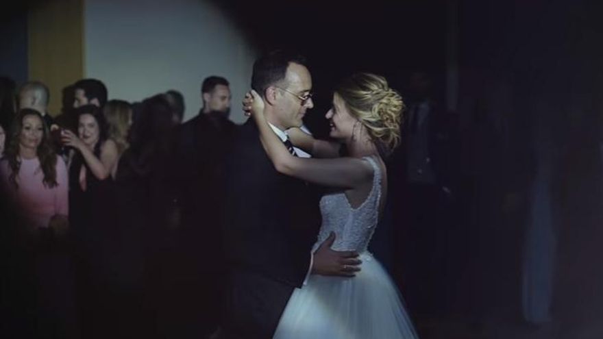 Risto y Laura en la boda