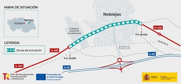 Humanización de la travesía de la N-400 en Noblejas (Toledo)