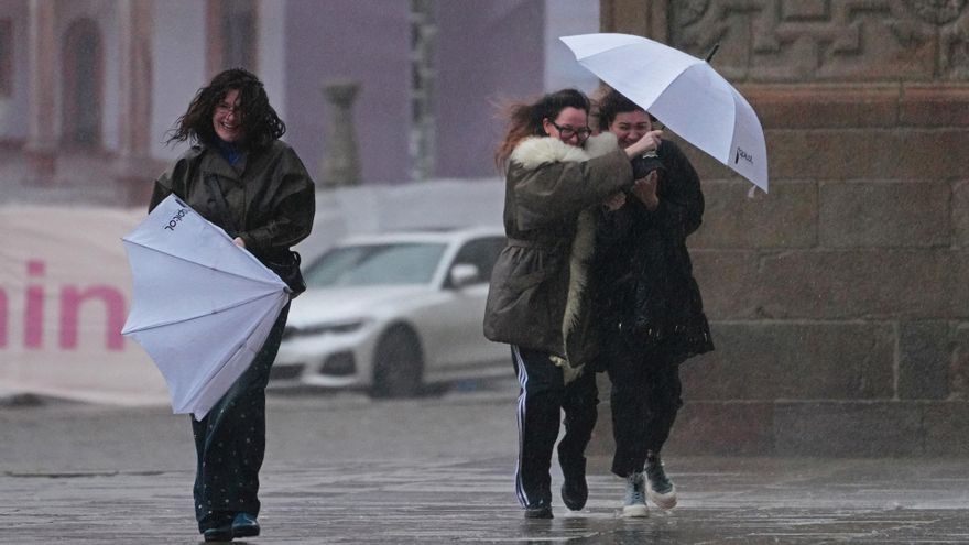 La borrasca Leonardo llega a Extremadura con mucho viento y lluvias abundantes