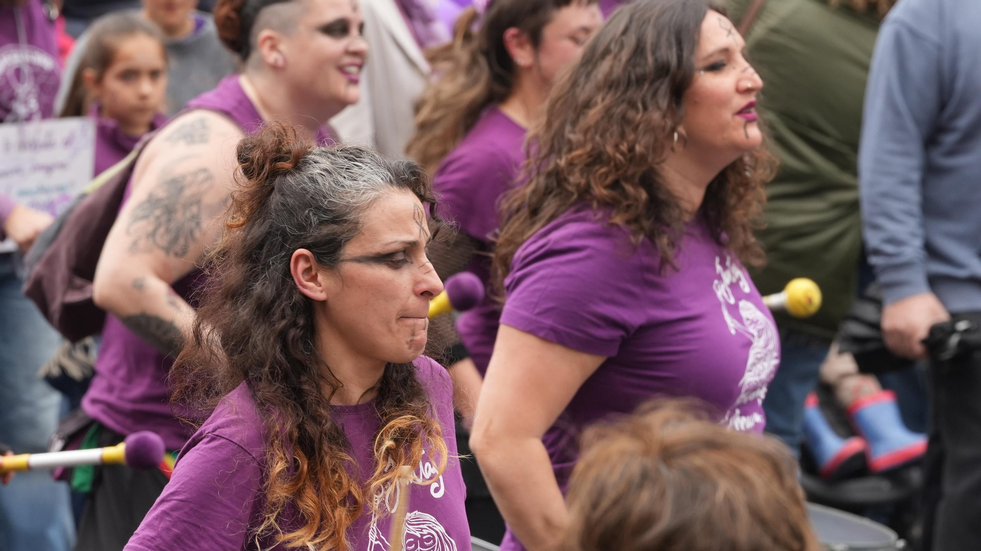 La manifestación del 8M, en imágenes
