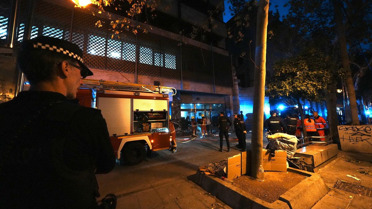 Incendio en un edificio del Bulevar Gran Capitán