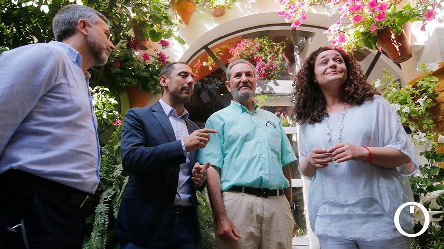 Visita de Inma Nieto a los Patios de Córdoba