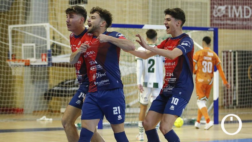 Las imágenes de un apasionante derbi entre el Córdoba Patrimonio B y el Bujalance FS