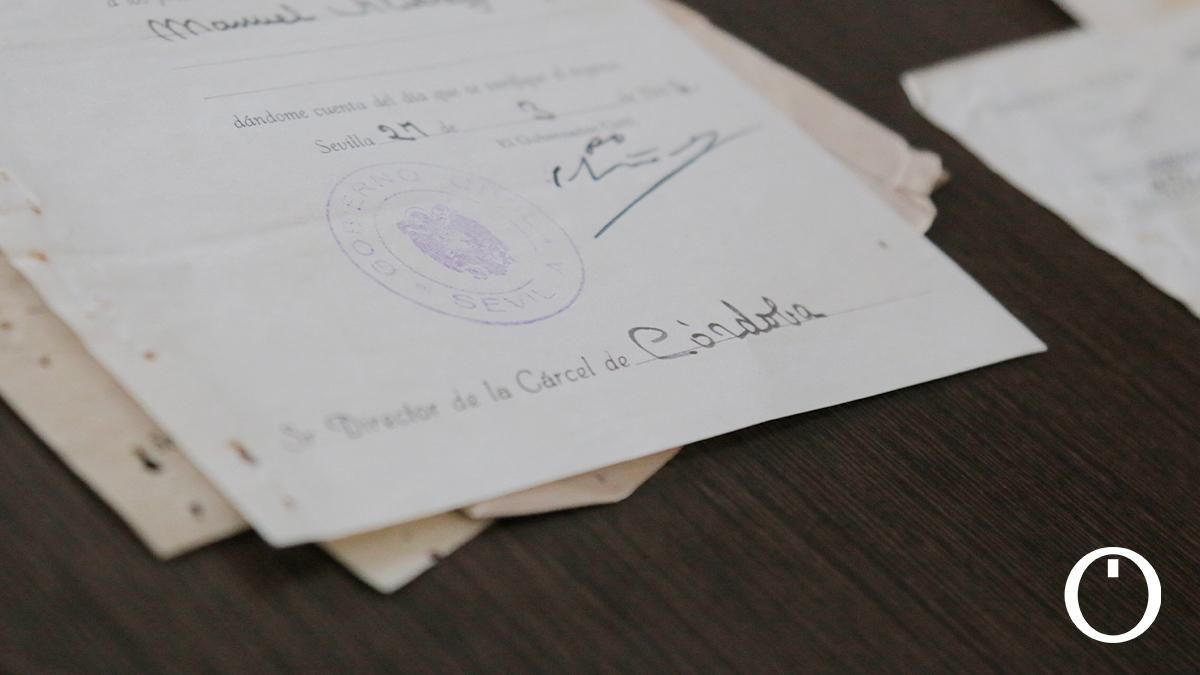Expedientes de la prisión de Córdoba durante la Guerra Civil.
