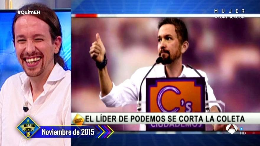 'El Hormiguero' recordó el día que predijo el fin de la coleta de Pablo Iglesias: "No fue en 'Los Simpson', fue aquí"