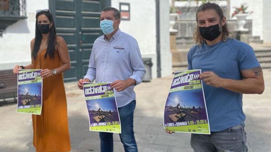 El programa ‘Actívate La Palma’ convierte la playa de la capital en un gimnasio al aire libre