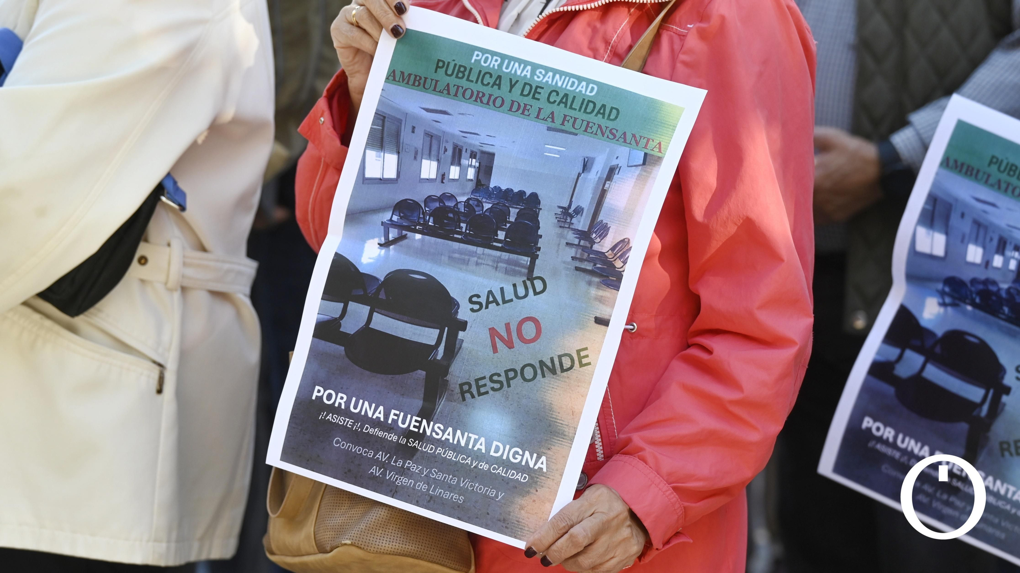 Concentración en el centro de salud de la Fuensanta