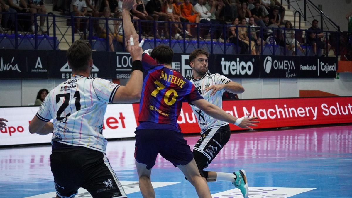 Un Barça incontestable frena el descaro inicial del Cajasol Ángel Ximénez (27-39)
