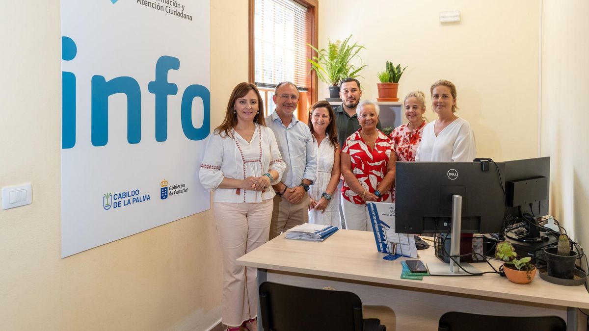 Inauguración  de la oficia de atención ciudadana en Tijarafe.