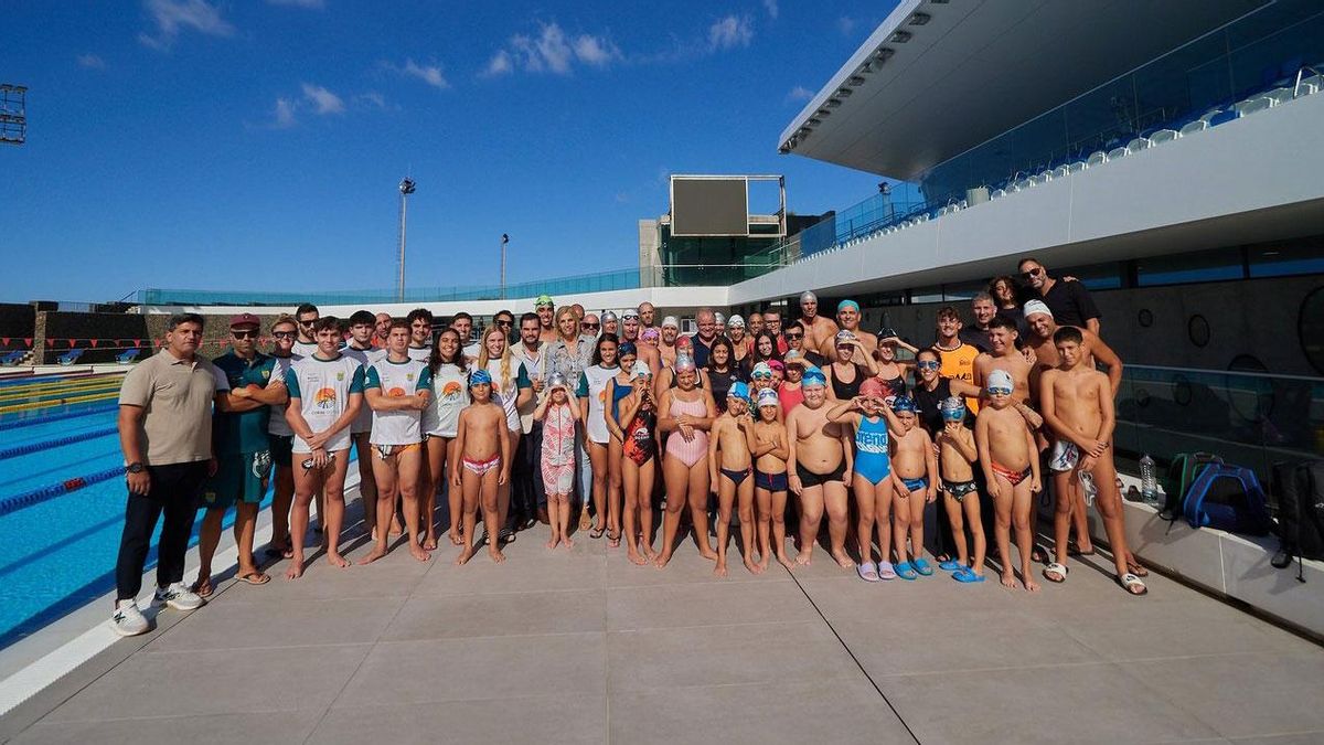 Último ensayo antes de abrir el Centro de Deportes Acuáticos de Tenerife