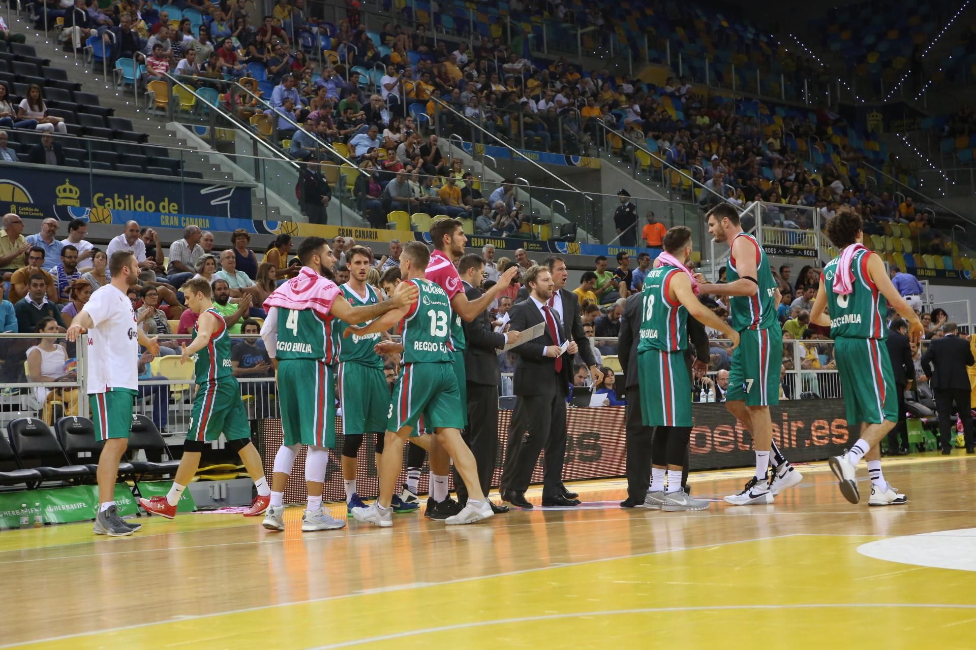 El Grissin Bon Reggio Emilia italiano, que gozaba de más acierto en los primeros cuartos.