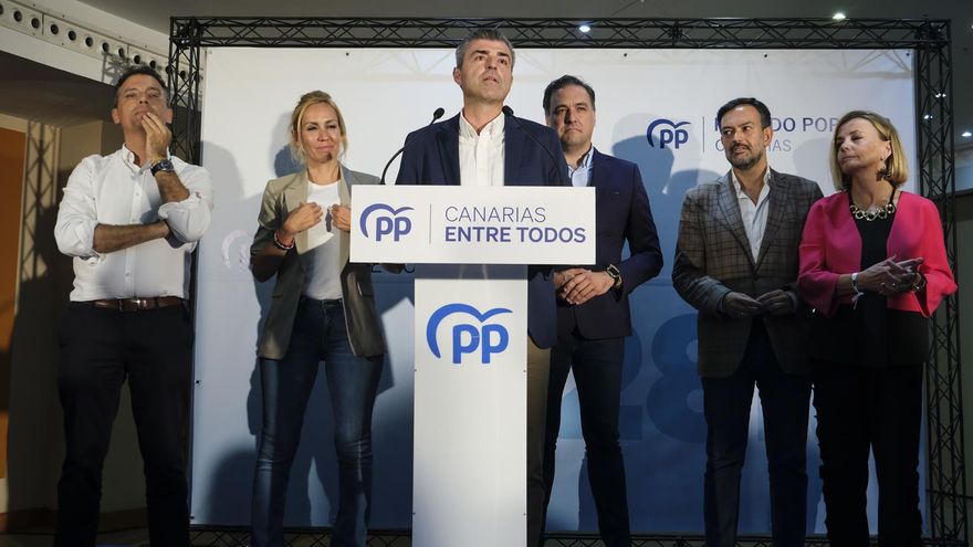 El PP de Canarias sigue la noche electoral en Tenerife