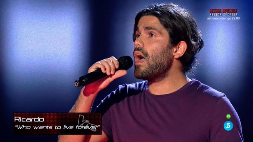 Ricardo Mestre concursa en La Voz 5