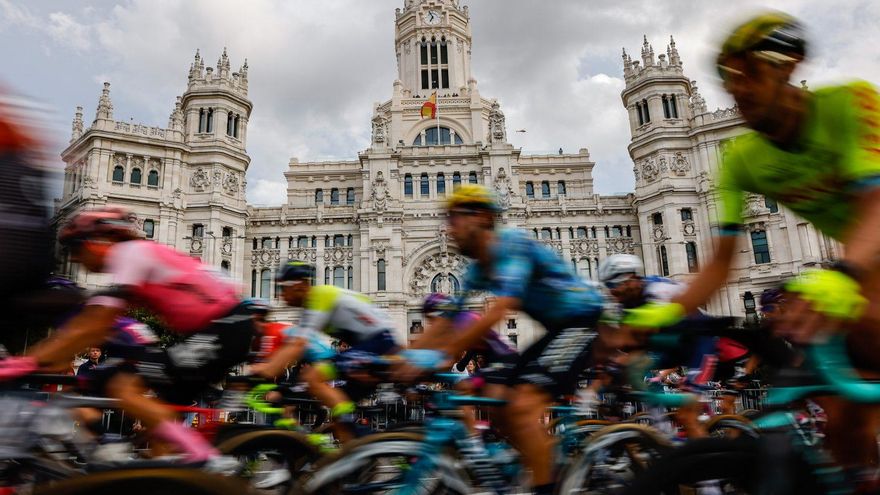 Tour, schedules and traffic cuts from the last stage of the Cycling Tour to Spain 2025 in Madrid