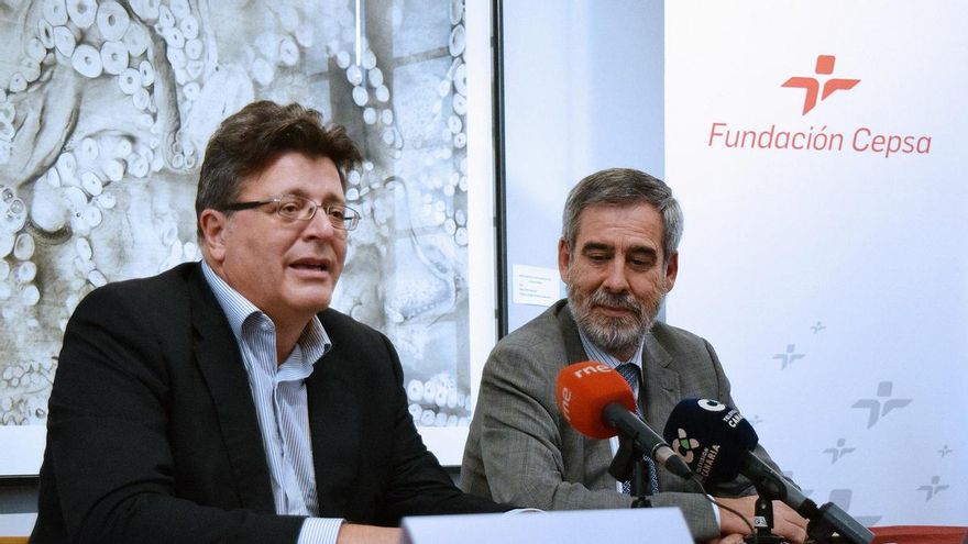 José Carlos Acha y José Manuel Fernández-Sabugo, este martes en Santa Cruz