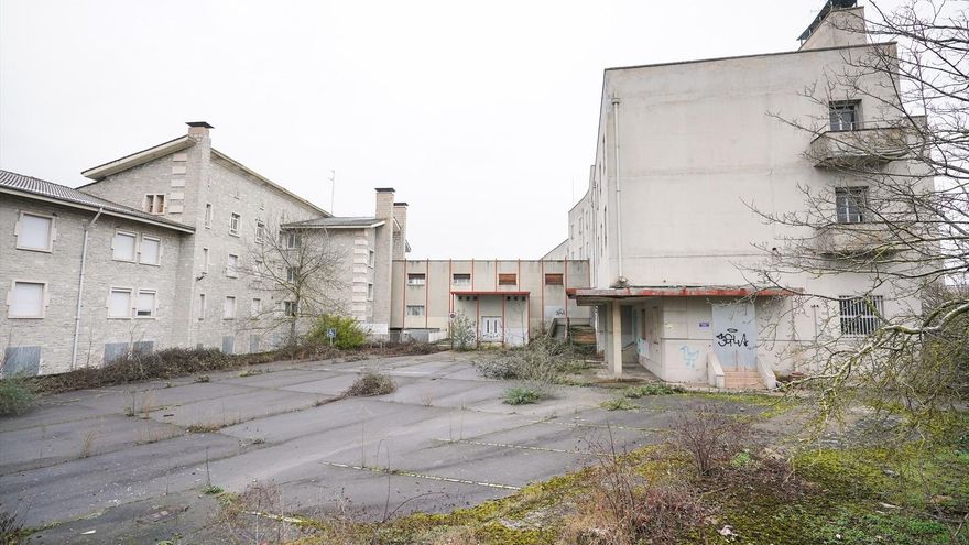 Fachada de la residencia Arana de Vitoria, a 24 de enero de 2023, en Vitoria, Álava, País Vasco (España).