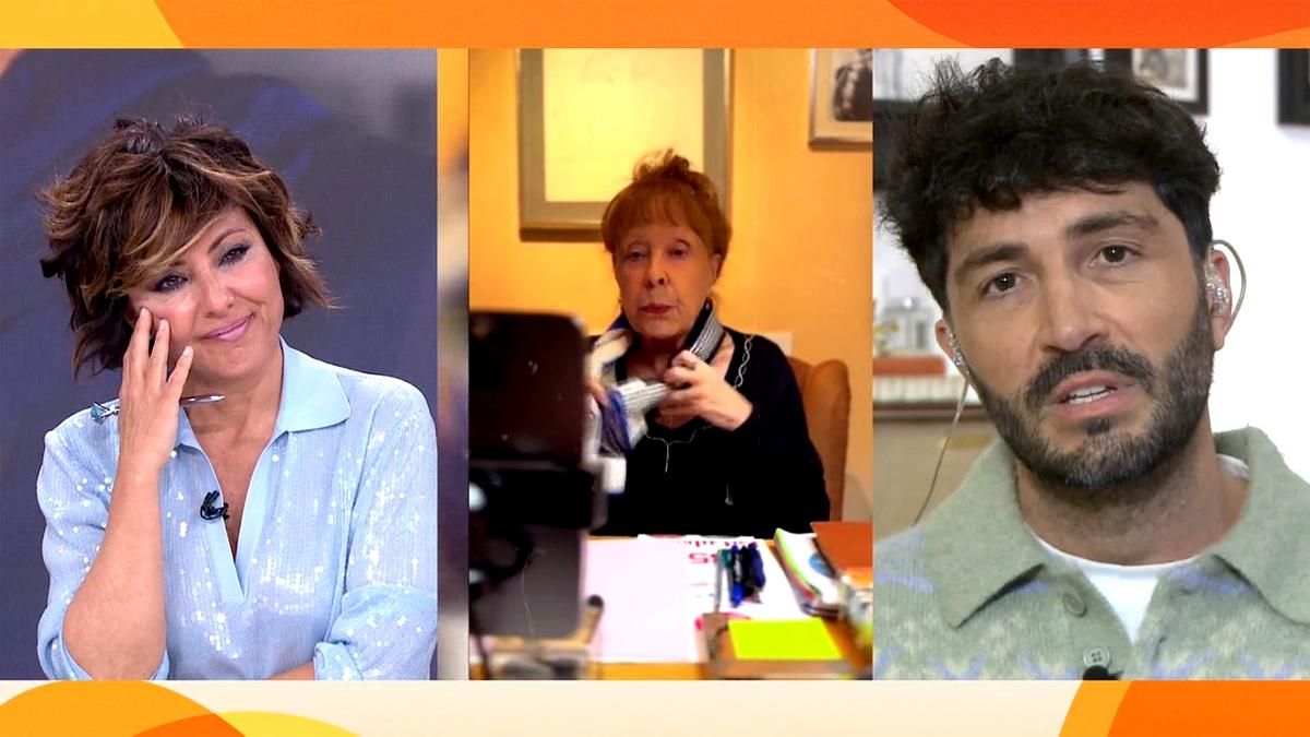 Sonsoles Ónega se rompe en Antena 3 por el último mensaje de Gemma Cuervo a su padre: "Me lo pidió hace dos semanas"