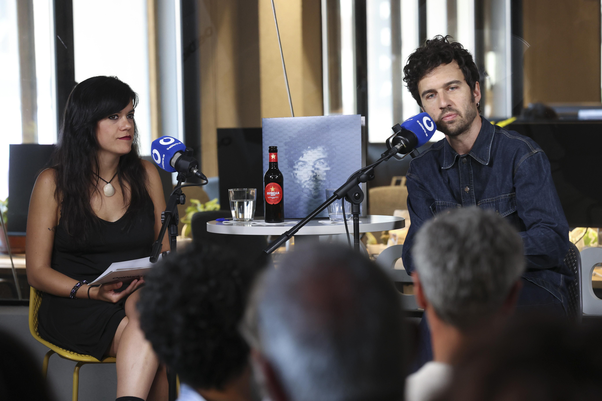 Guille Galván en la redacción de elDiario.es, en imágenes
