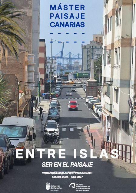 Cartel Máster Paisaje Canarias.