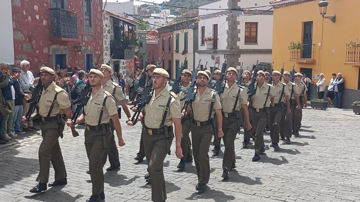 Una delegación del regimiento de infantería Ligera Canarias 50 'El de El Batán' acudirá a Santa Brígida.