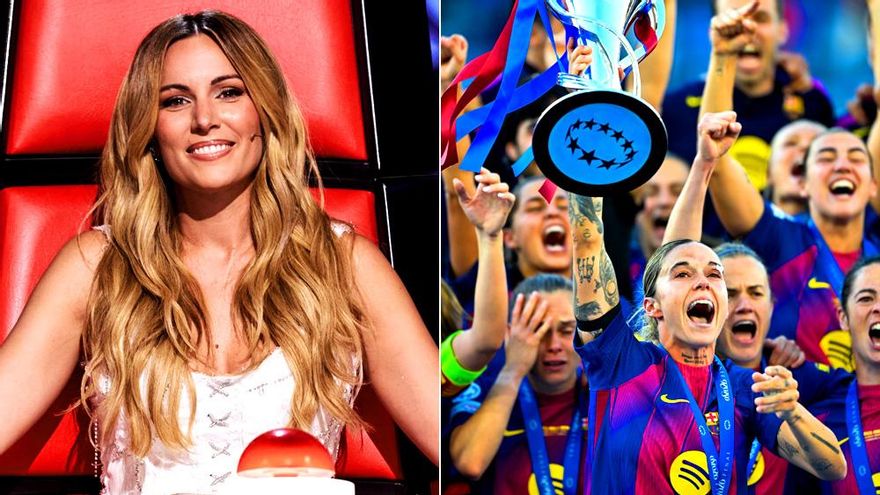 'La Voz Kids' (11.7%) lidera con menos brillo y La 1 barre en la tarde (14.9%) con la gloria del Barça en la Champions femenina