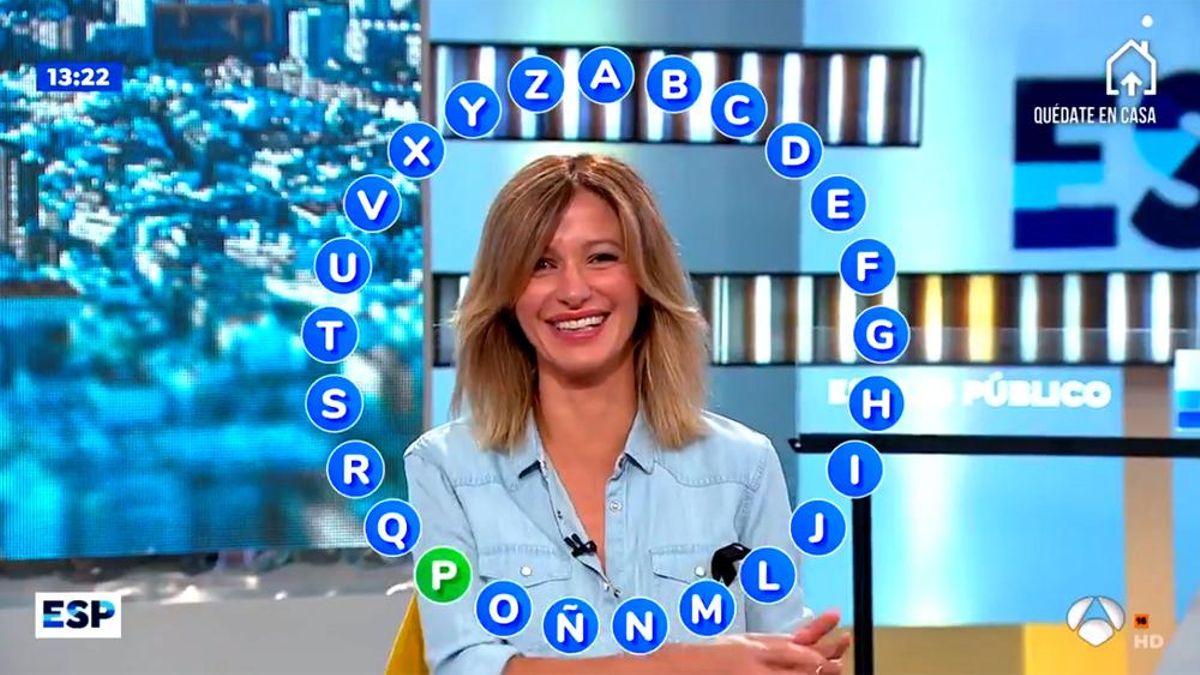 Susanna Griso se mete en el 'rosco' de 'Pasapalabra' para promocionar el programa