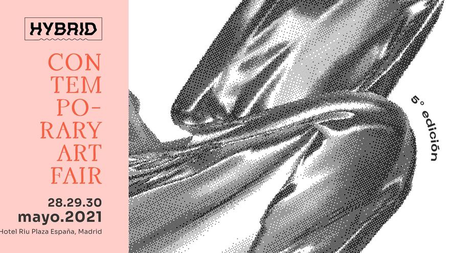 Cartel de la V edición de Hybrid Art Fair