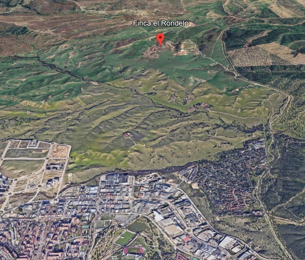 Ubicación de El Rondelo, con Tres Cantos al sur