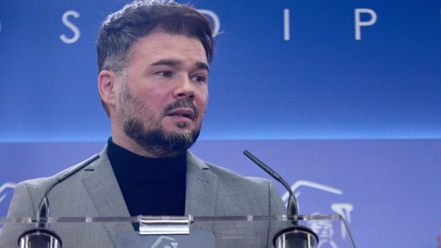 El portavoz de ERC en el Congreso, Gabriel Rufián.