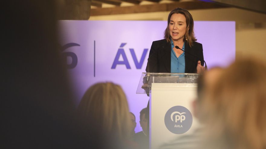 La secretaria general del Partido Popular, Cuca Gamarra.