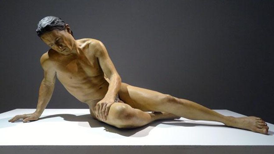 Otra de las esculturas de John de Andrea