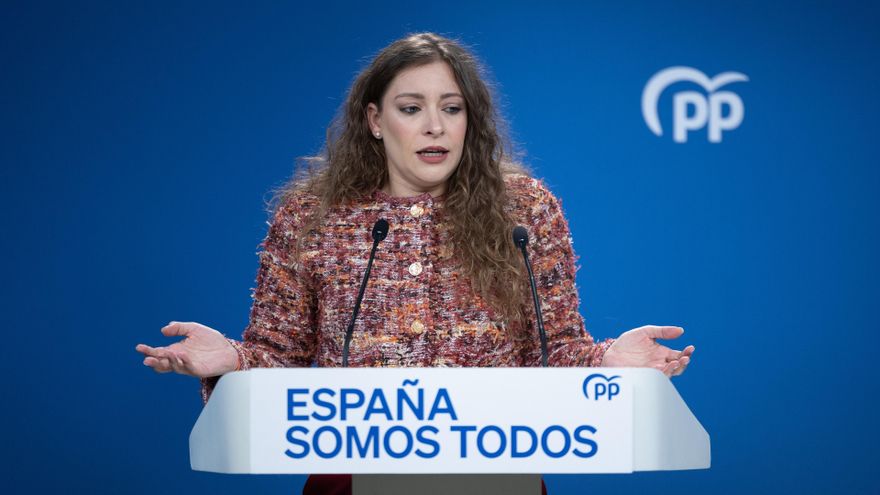 Archivo - La vicesecretaria de Sanidad y Educación del PP, Ester Muñoz.