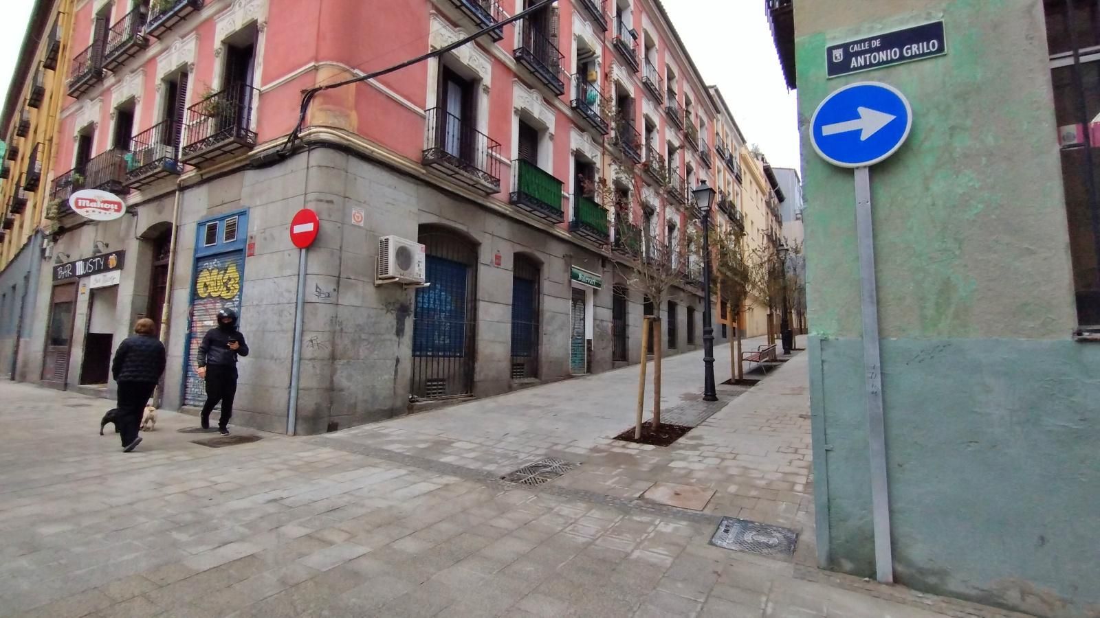 Las imágenes de la transformación peatonal en torno al mercado de Mostenses