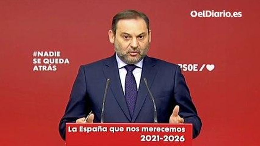 Ábalos rechaza que los grandes propietarios destinen el 30% a alquiler social como plantea Unidas Podemos