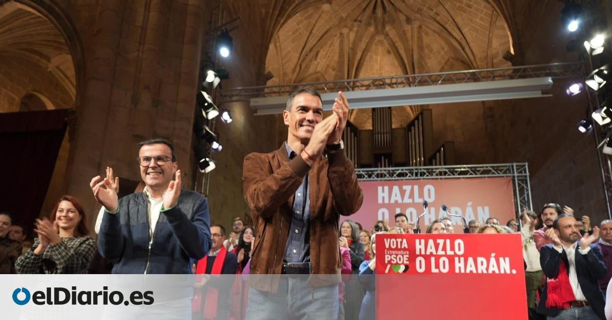 Sánchez defiende el voto al PSOE pese a sus errores frente a la involución : A los españoles les renta este gobierno