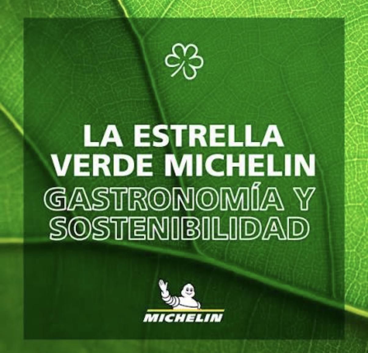 Leyenda Estrella Verde Michelin.