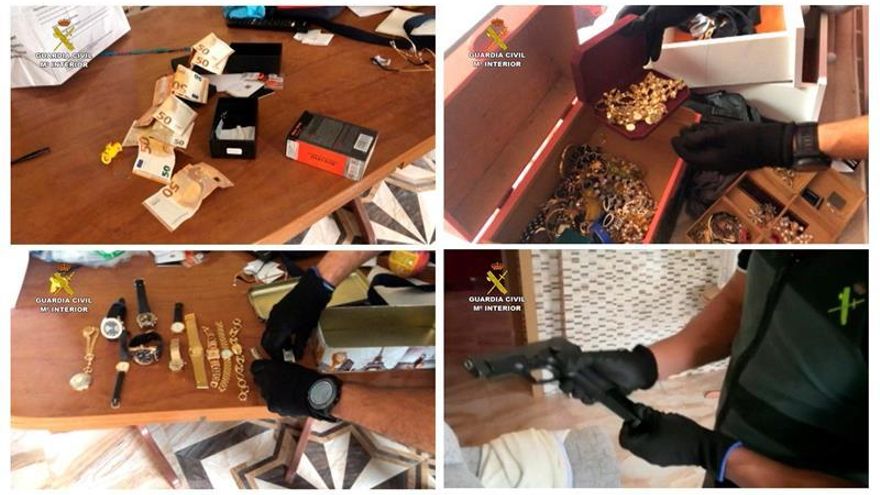 Desarticulada una organización que cometió 238 robos en varios puntos de España
