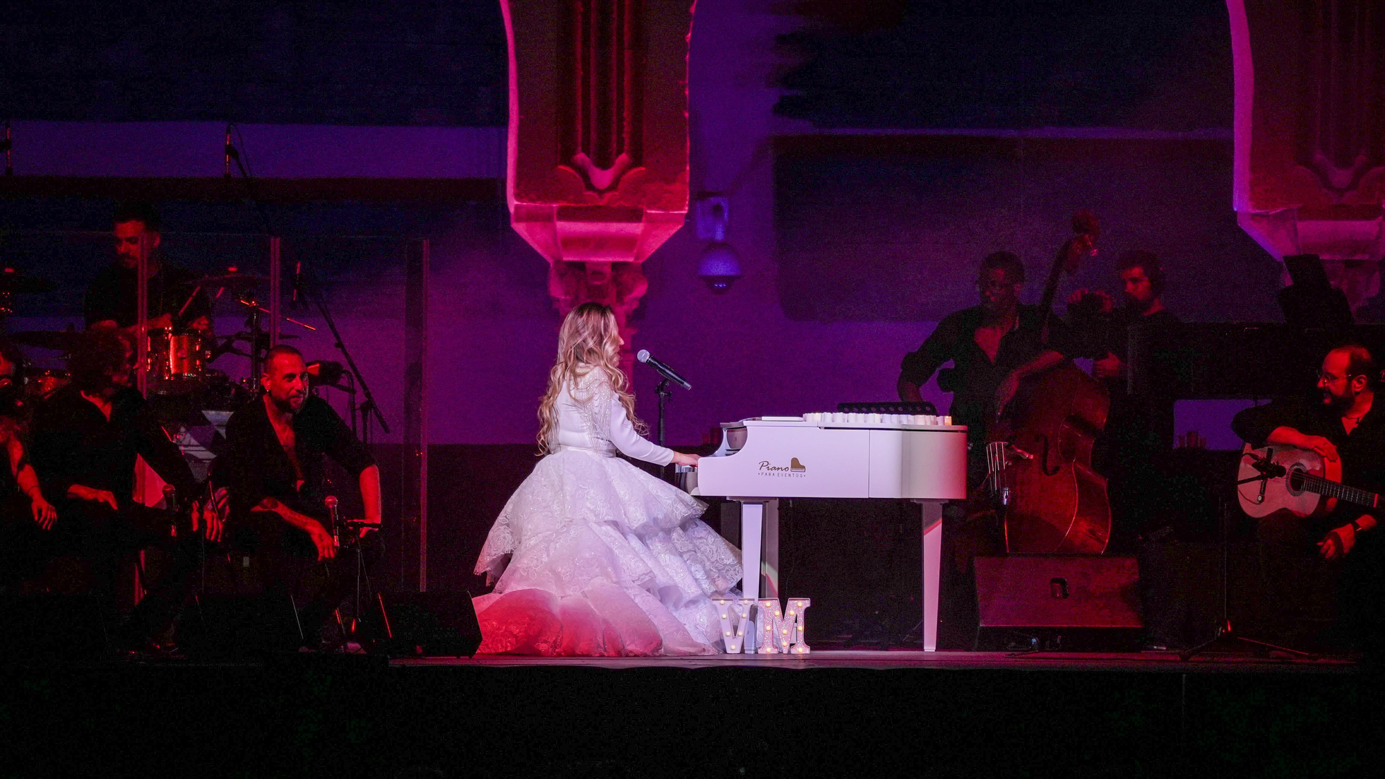 El concierto de María Toledo en el Patio de los Naranjos en la Noche Blanca del flamenco