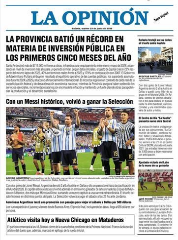 Los diarios del mundo, a los pies de un Messi eterno