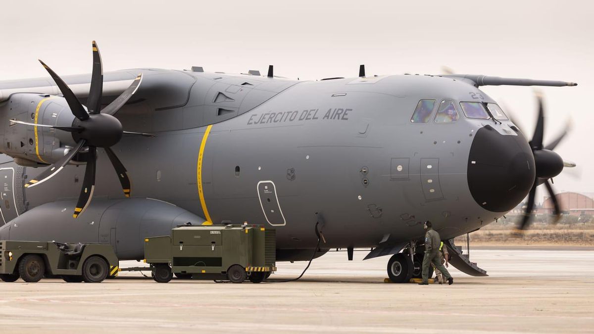 Un Airbus A400M del Ejército del Aire y del Espacio.