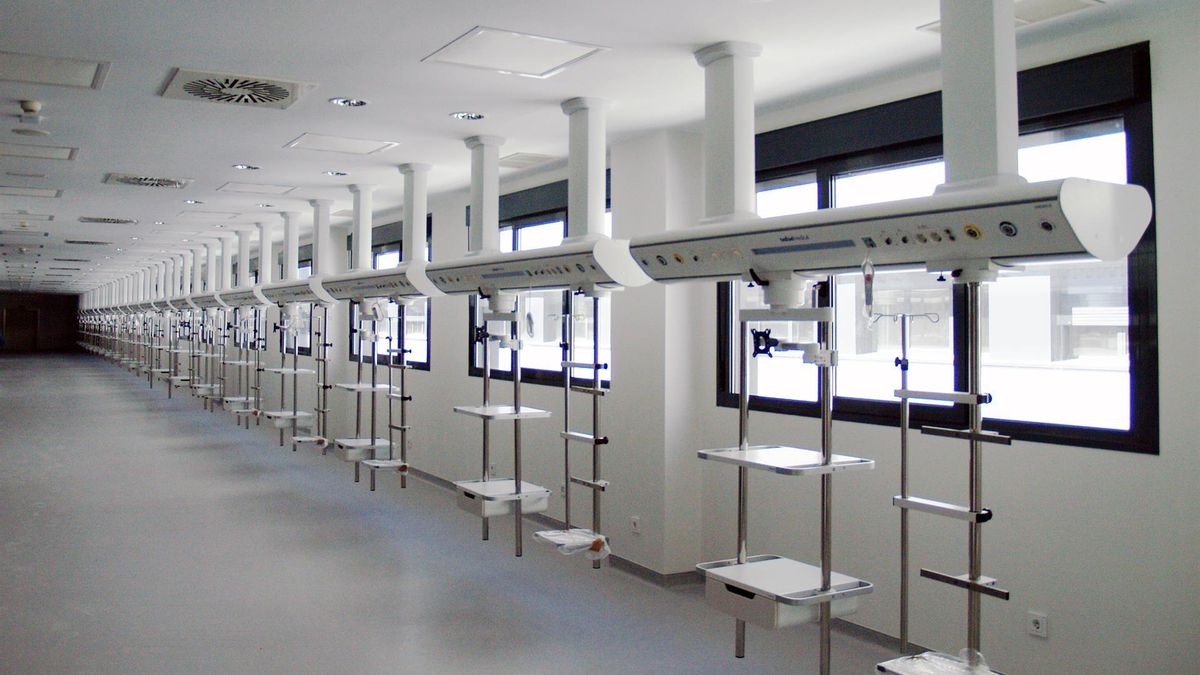 Zona REA del nuevo hospital de Salamanca