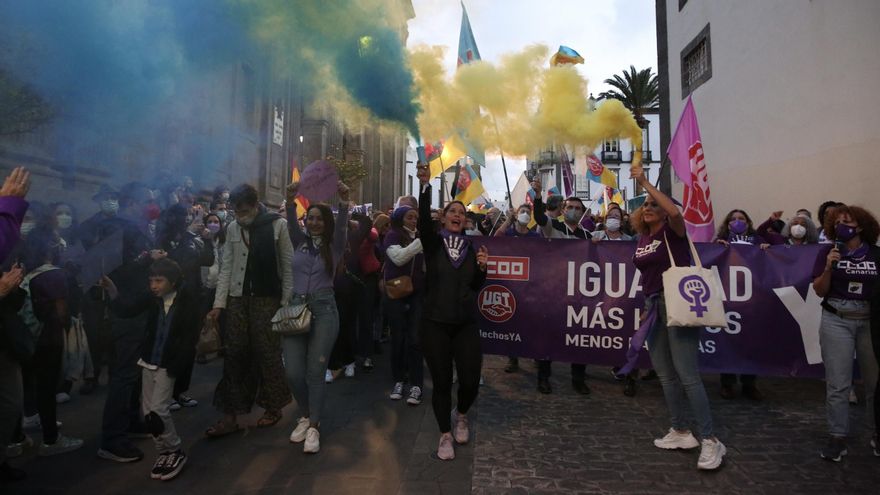 Manifestación del 8M en Gran Canaria