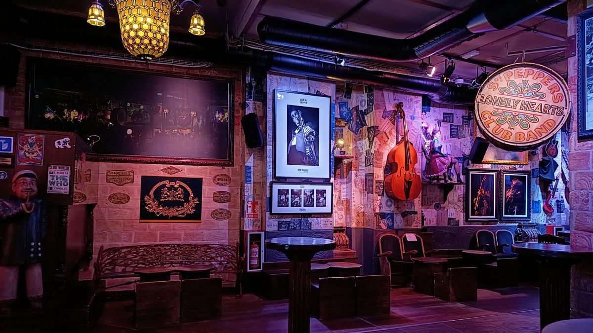 El interior de Rock & Blues Café