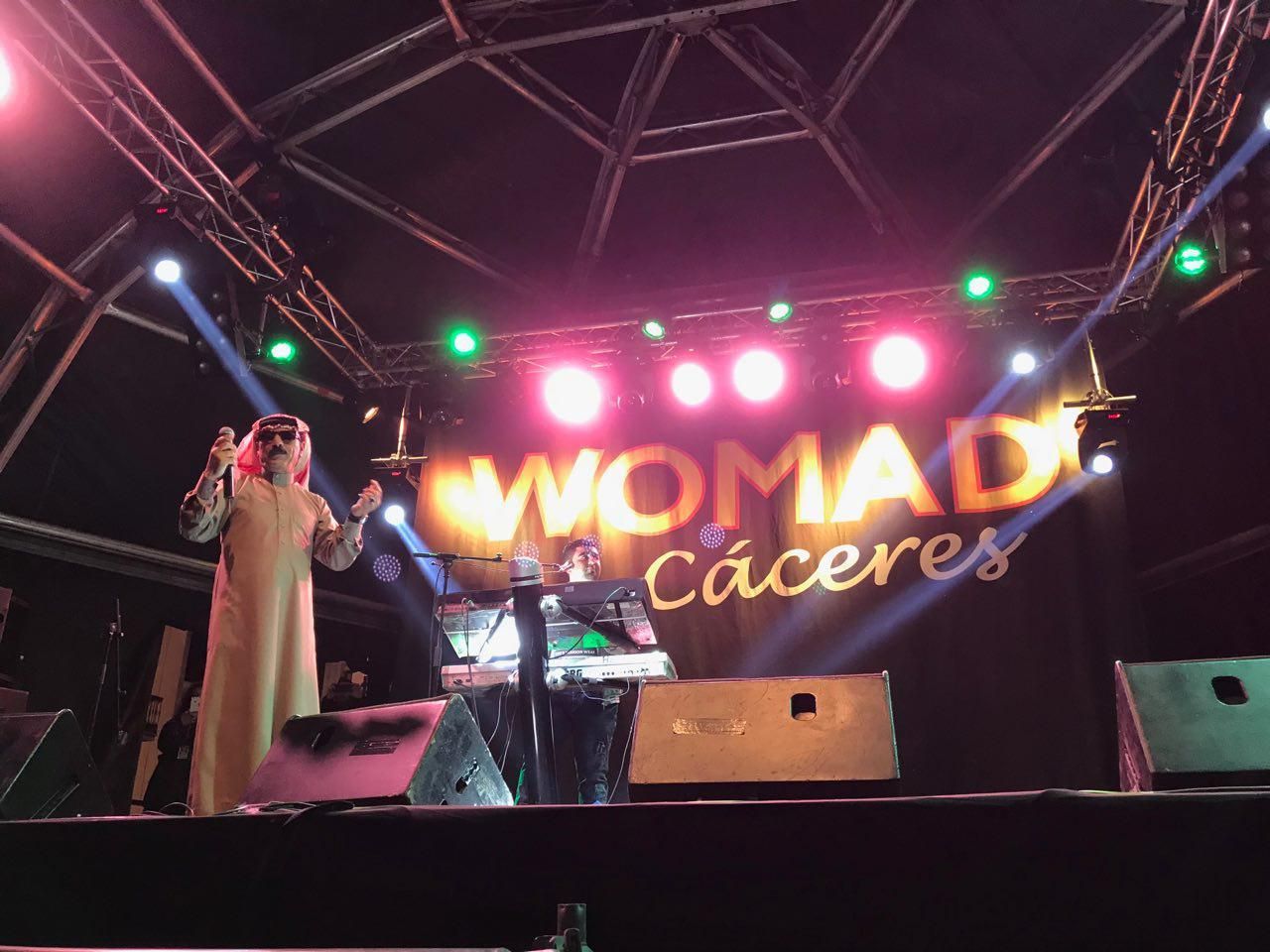 Omar Souleyman en el WOMAD Cáceres.