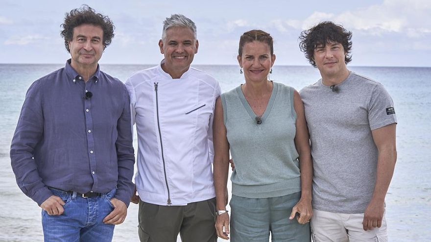 Los jueces de 'MasterChef Celebrity' junto a Nandu Jubany