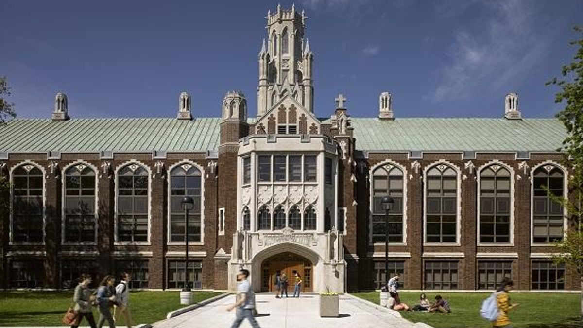 Universidad de Windsor, a donde van algunos de los cordobeses becados.