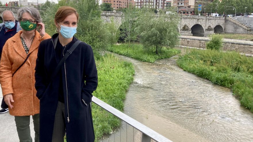 La candidata de Más Madrid, Mónica García.