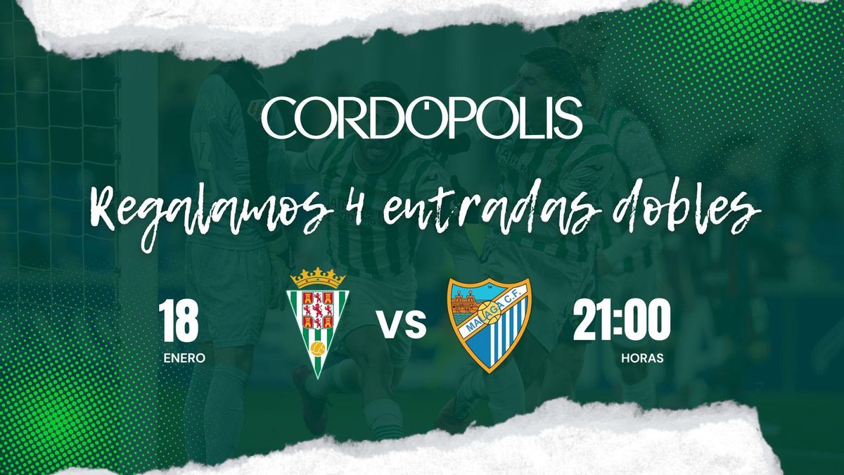 'Cordópolis' regala cuatro entradas dobles para el Córdoba CF - Málaga CF